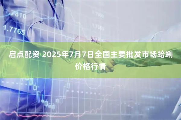 启点配资 2025年7月7日全国主要批发市场蛤蜊价格行情