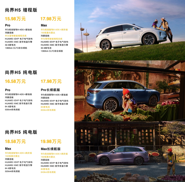 财盘配资 尚界H5：15.98万起售，超值神车重塑15万级SUV价值标杆